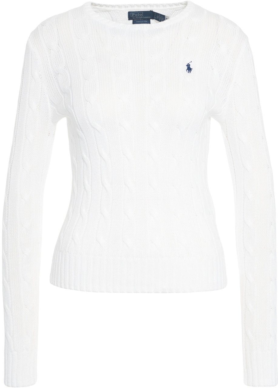 Ralph Lauren Cable knit sweater Wit