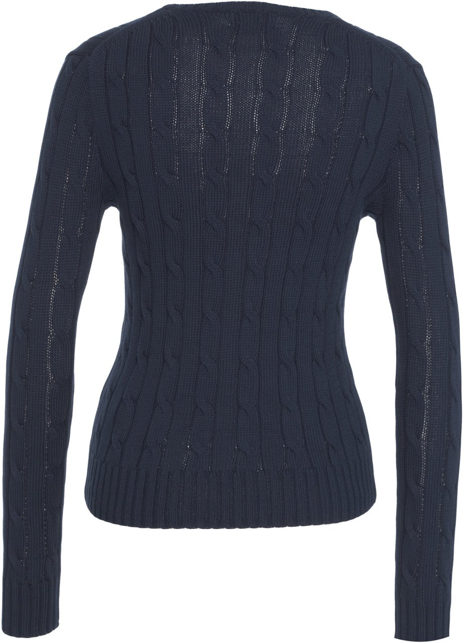 Ralph Lauren Cable knit sweater Blauw