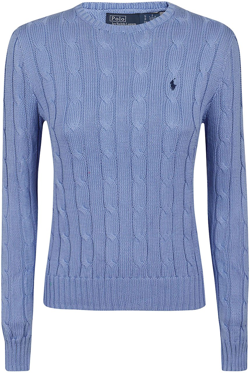 Ralph Lauren POLO RALPH LAUREN JULIANNA-LONG SLEEVE-PULLOVER Lichtblauw