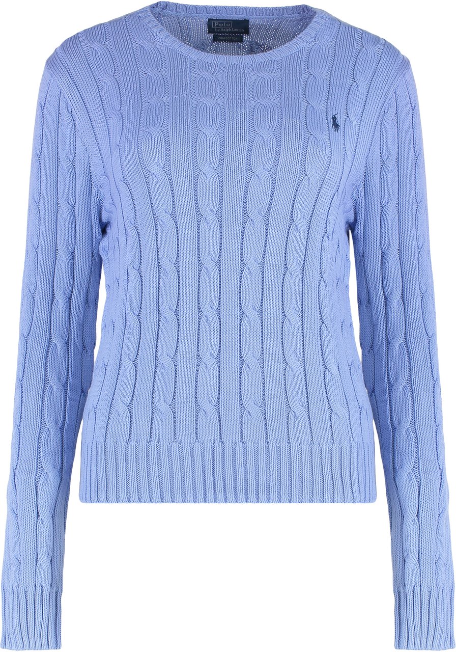 Ralph Lauren Sweater in cable knit Blauw