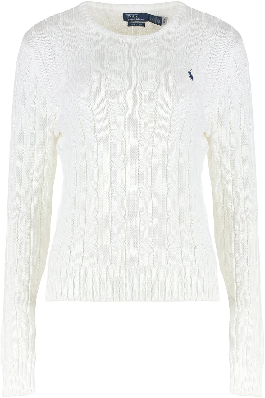 Ralph Lauren Sweater in cable knit Wit