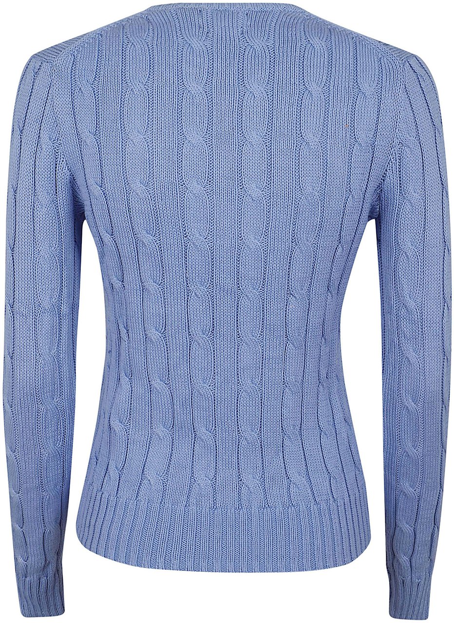 Ralph Lauren POLO RALPH LAUREN JULIANNA-LONG SLEEVE-PULLOVER Lichtblauw