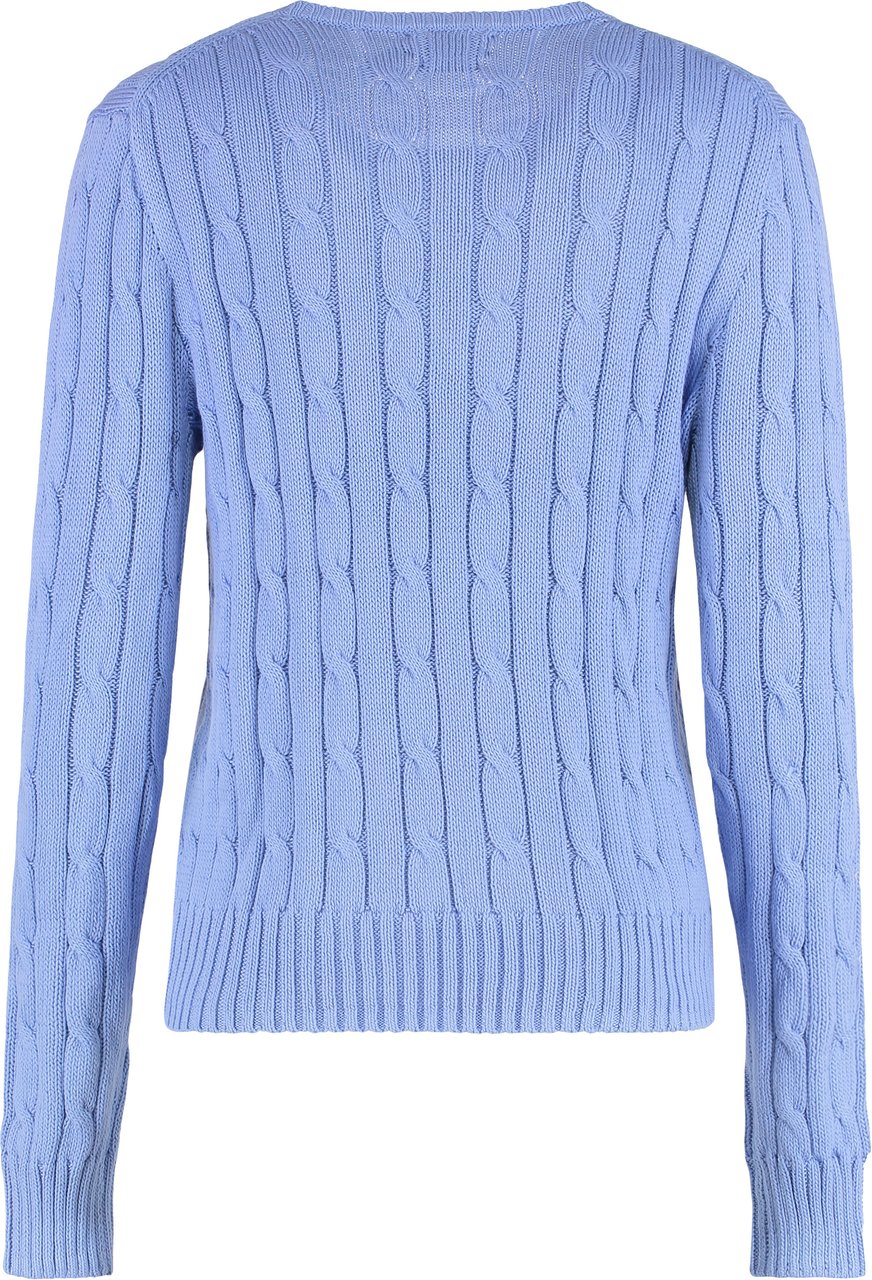 Ralph Lauren Sweater in cable knit Blauw