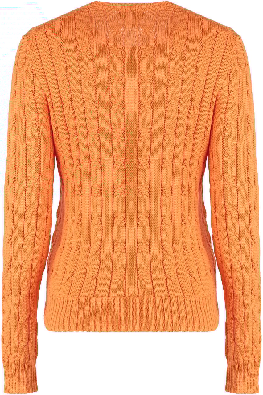 Ralph Lauren Sweater in cable knit Oranje