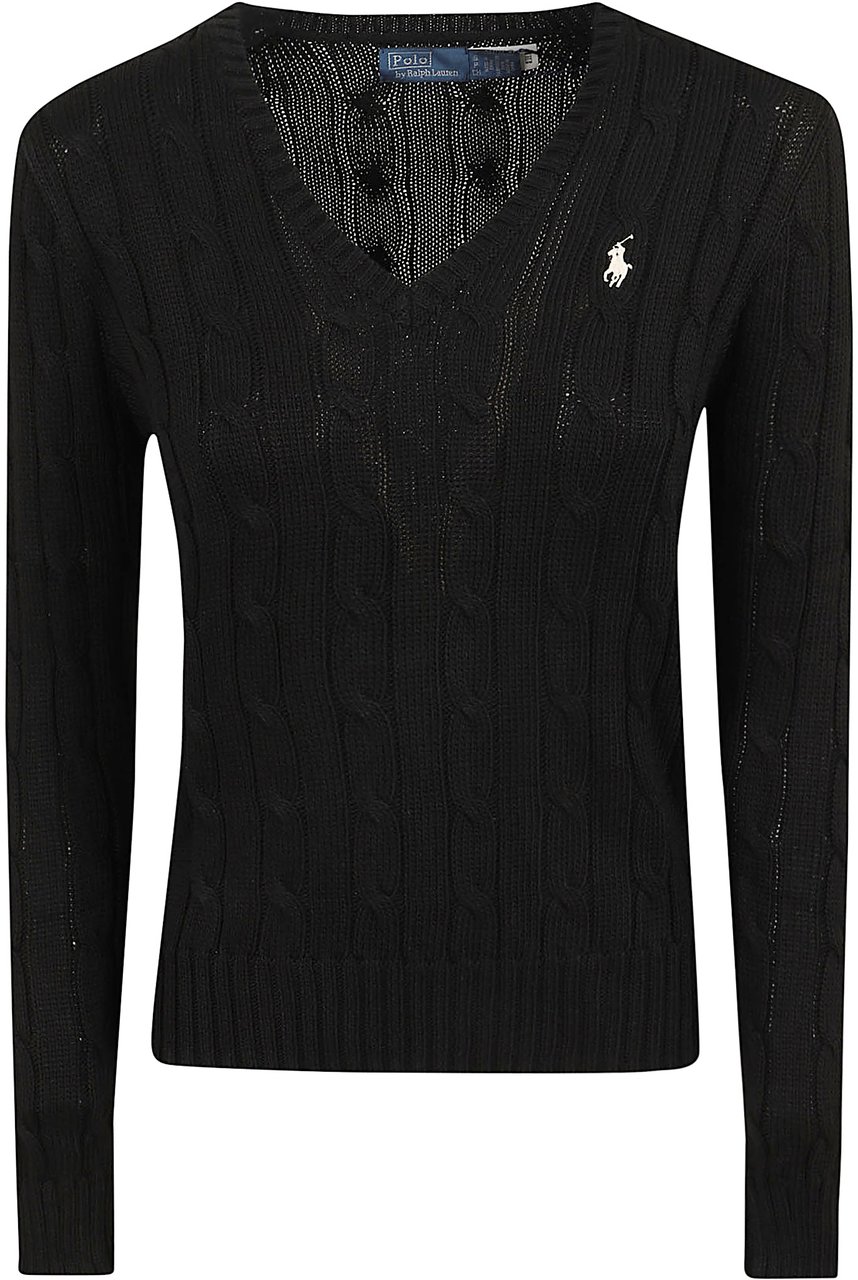 Ralph Lauren POLO RALPH LAUREN KIMBERLY-LONG SLEEVE-PULLOVER Zwart