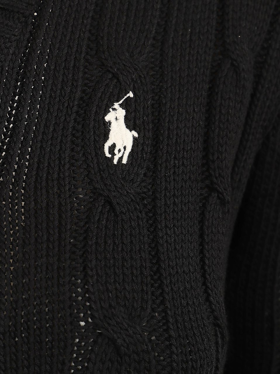 Ralph Lauren POLO RALPH LAUREN KIMBERLY-LONG SLEEVE-PULLOVER Zwart