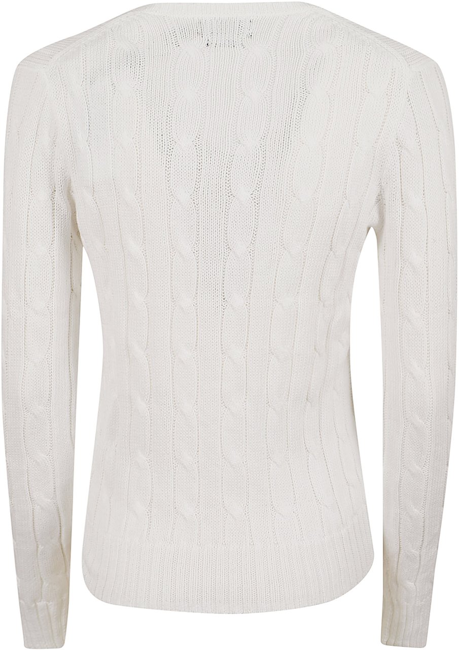 Ralph Lauren POLO RALPH LAUREN KIMBERLY-LONG SLEEVE-PULLOVER Wit