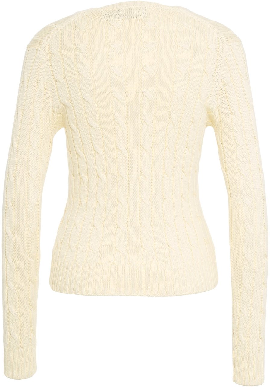 Ralph Lauren Cable knit sweater Geel