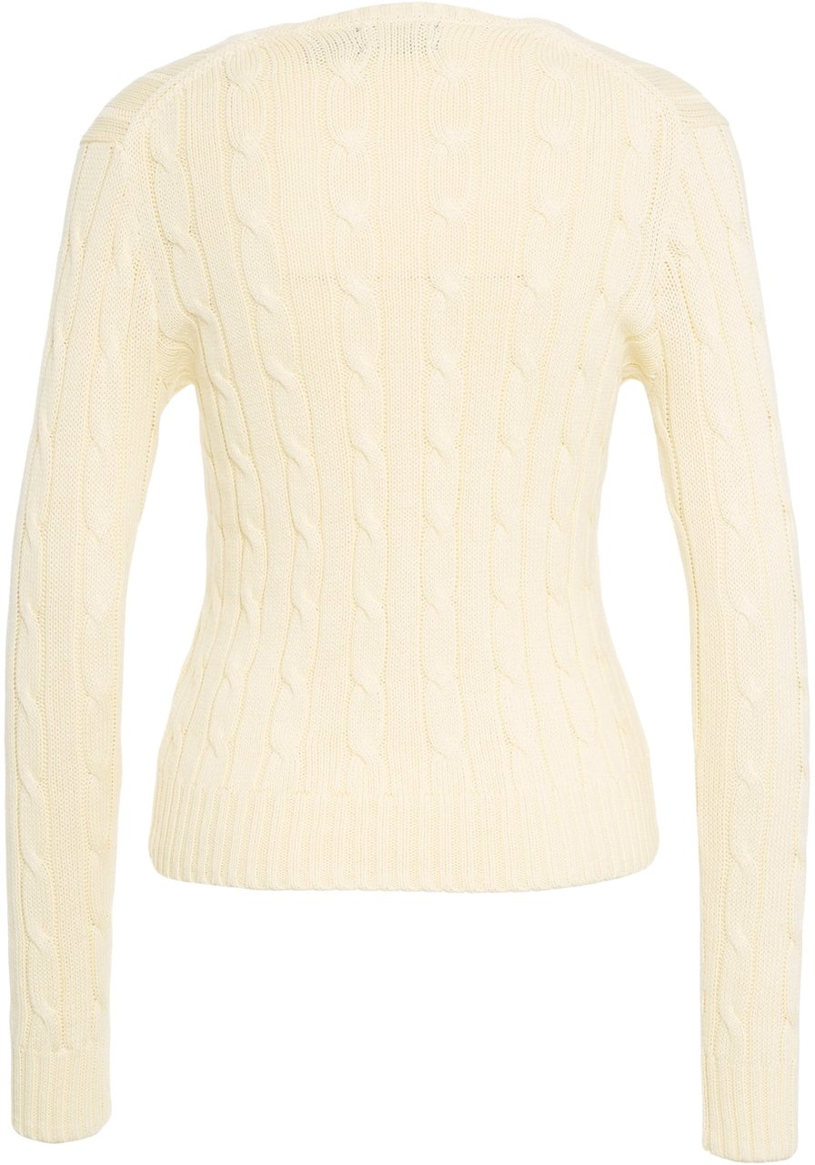 Ralph Lauren Cable knit sweater Geel