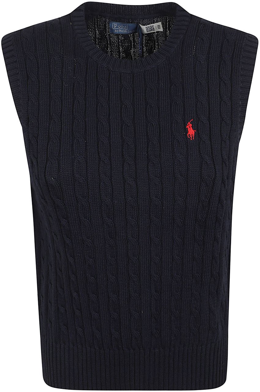 Ralph Lauren POLO RALPH LAUREN SWEATER-PULLOVER GILET Lichtblauw
