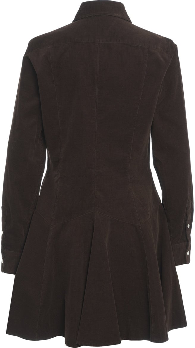 Ralph Lauren Corduroy shirt dress Bruin