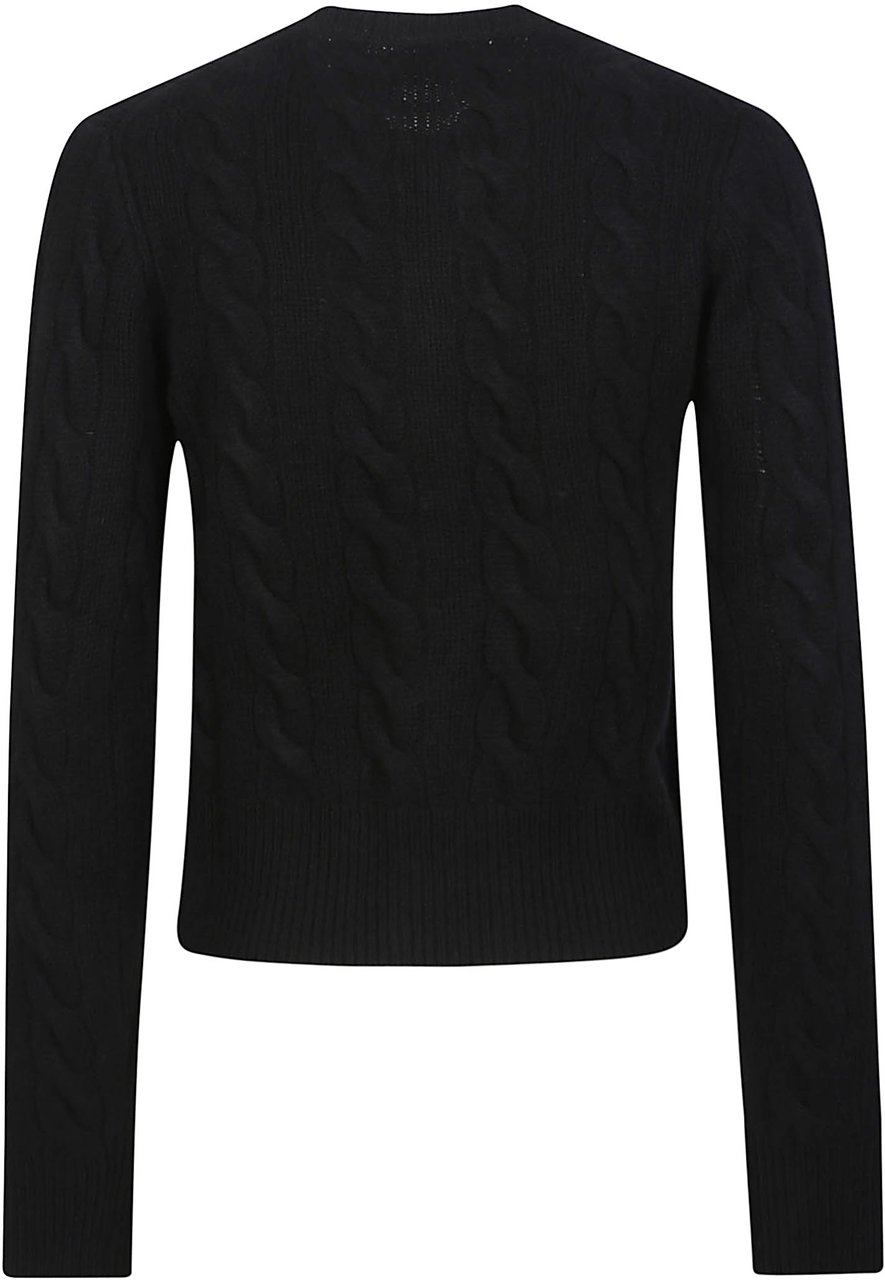 Ralph Lauren Long Sleeve Cardigan Black Zwart