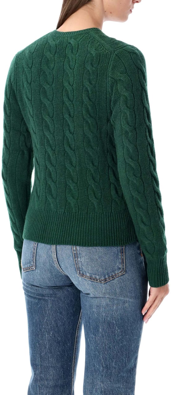 Ralph Lauren Cardigan Cable Castleton Green Groen