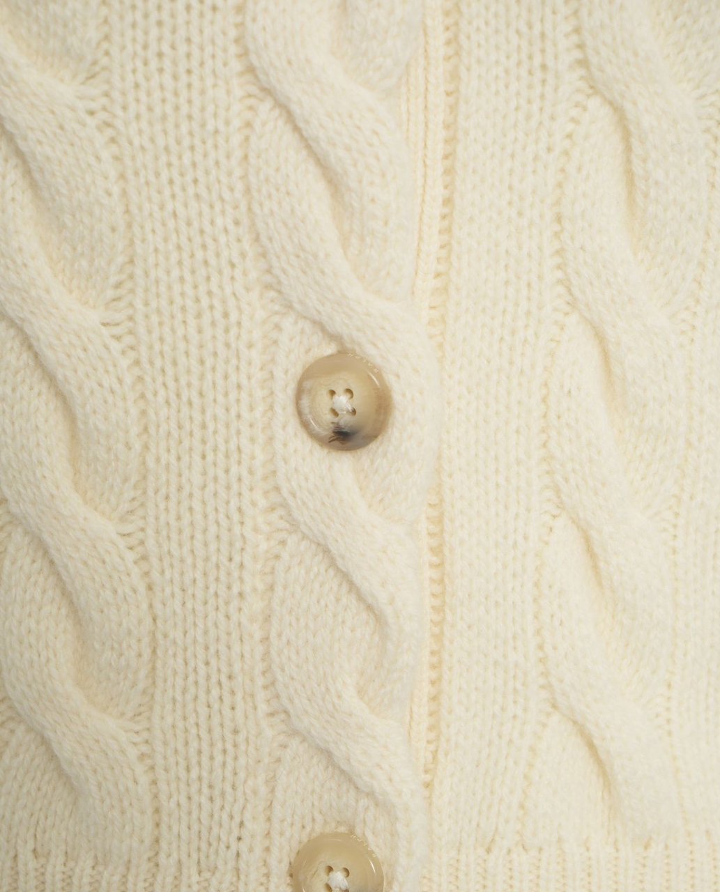 Ralph Lauren Cardigan con motivo a trecce Wit
