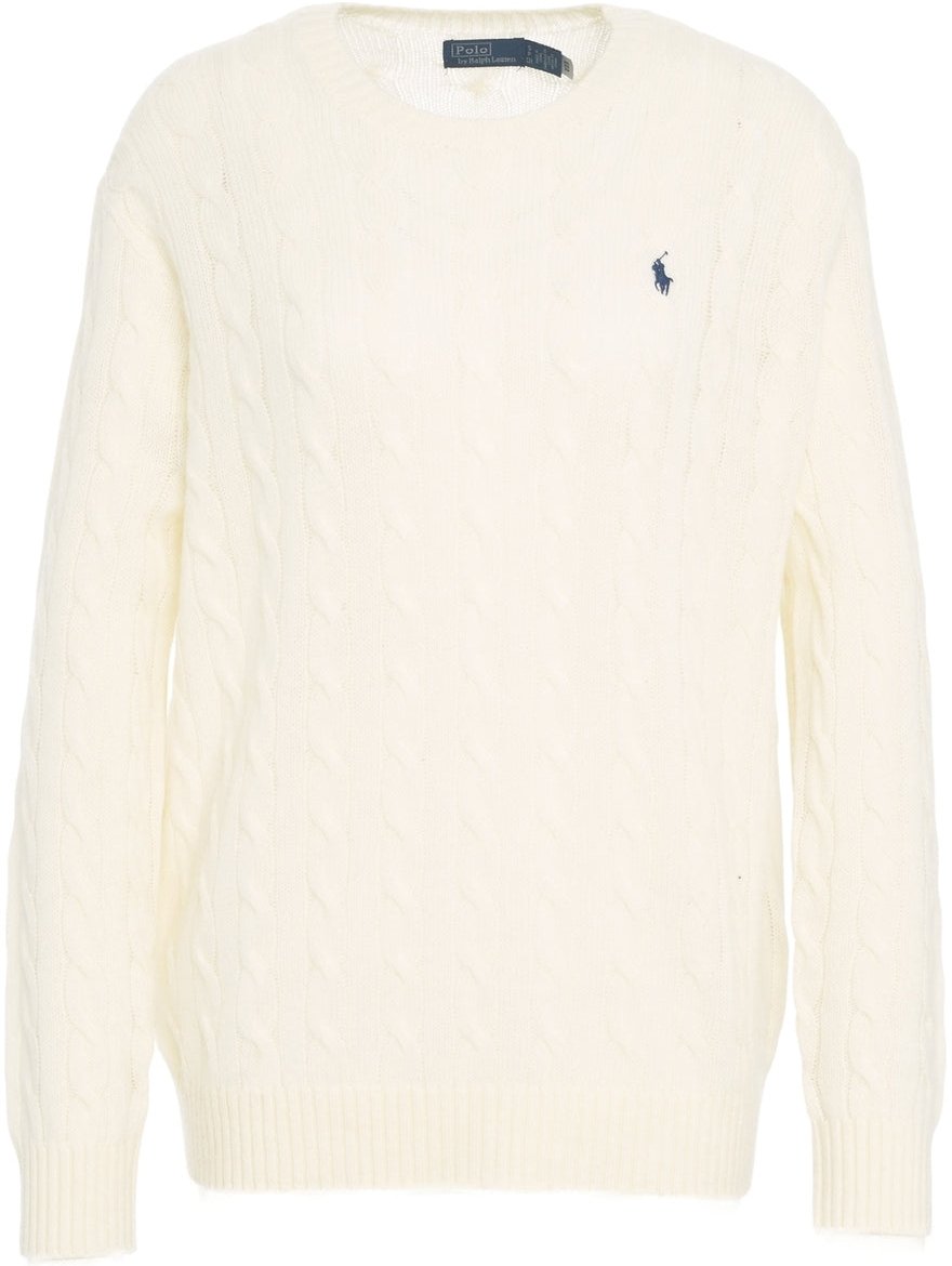 Ralph Lauren Cable Knit Sweater Wit