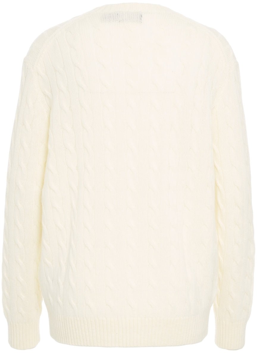 Ralph Lauren Cable Knit Sweater Wit