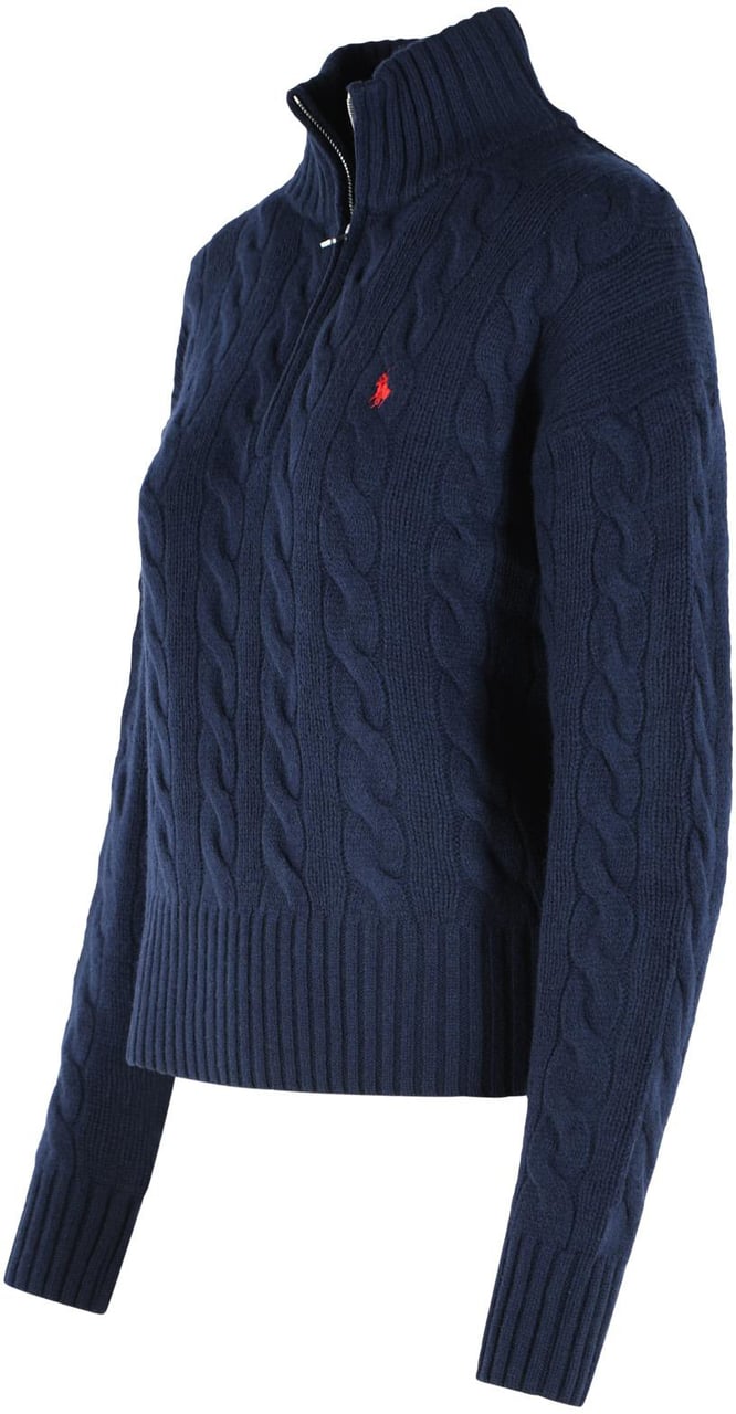 Ralph Lauren Classic Half Zip Cable Hunter Navy Navy