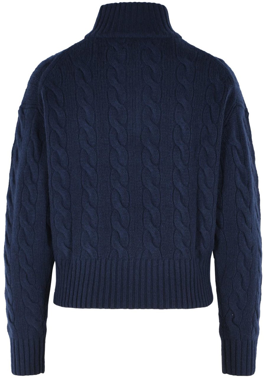 Ralph Lauren Classic Half Zip Cable Hunter Navy Navy