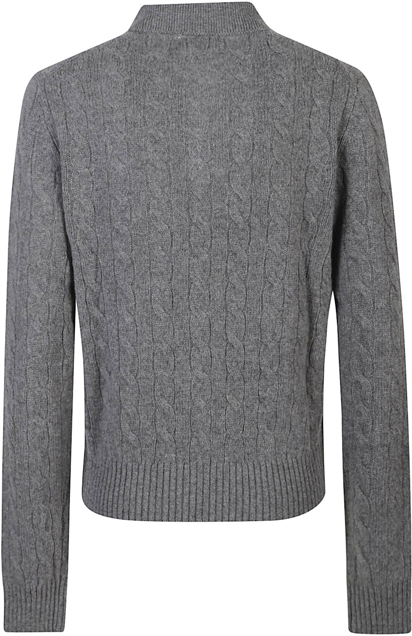 Ralph Lauren Long Sleeve Polo Neck Sweater Grey Grijs
