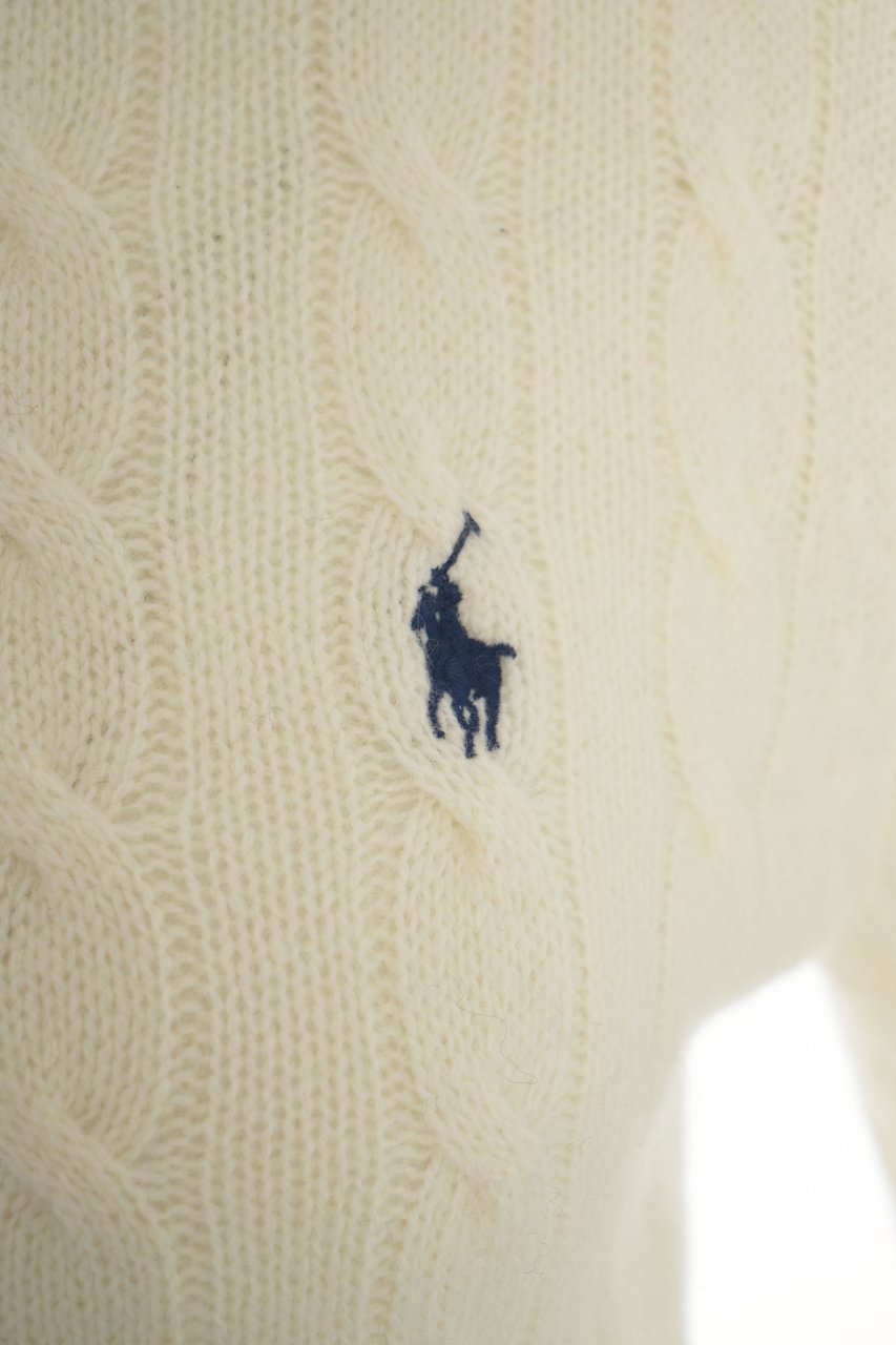 Ralph Lauren Knit polo with logo embroidery Wit