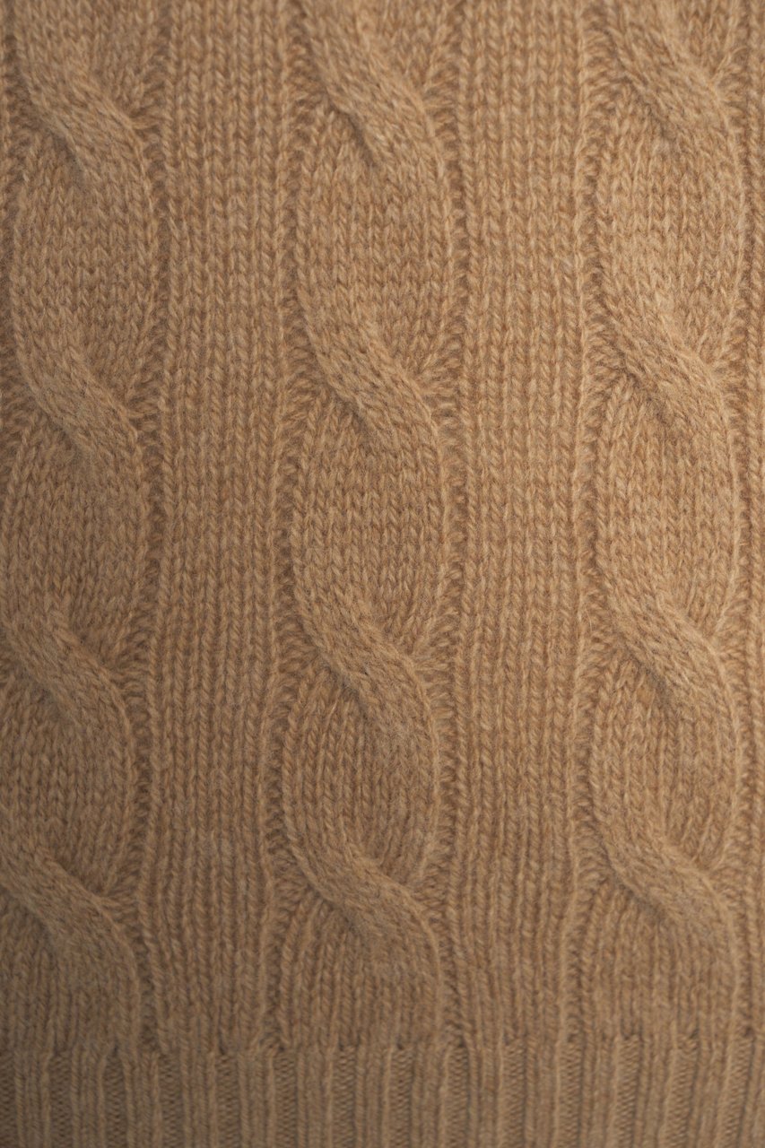 Ralph Lauren Maglione a trecce Beige