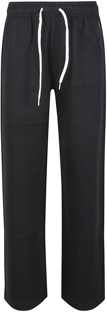 Ralph Lauren Knit Open Bottom Sweatpant Black Zwart