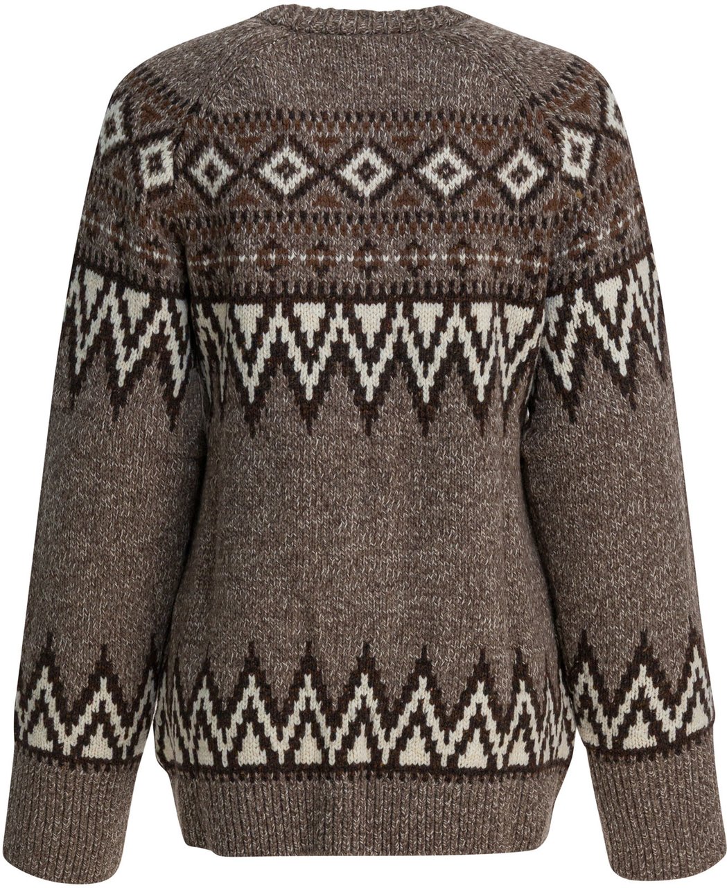 Ralph Lauren Wool blend "Fair Isle" cardigan Bruin