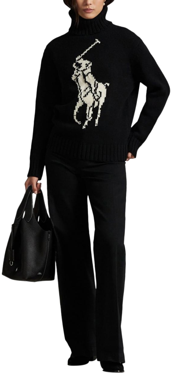 Ralph Lauren Polo Ralph Lauren Maglie Nero E Beige Zwart
