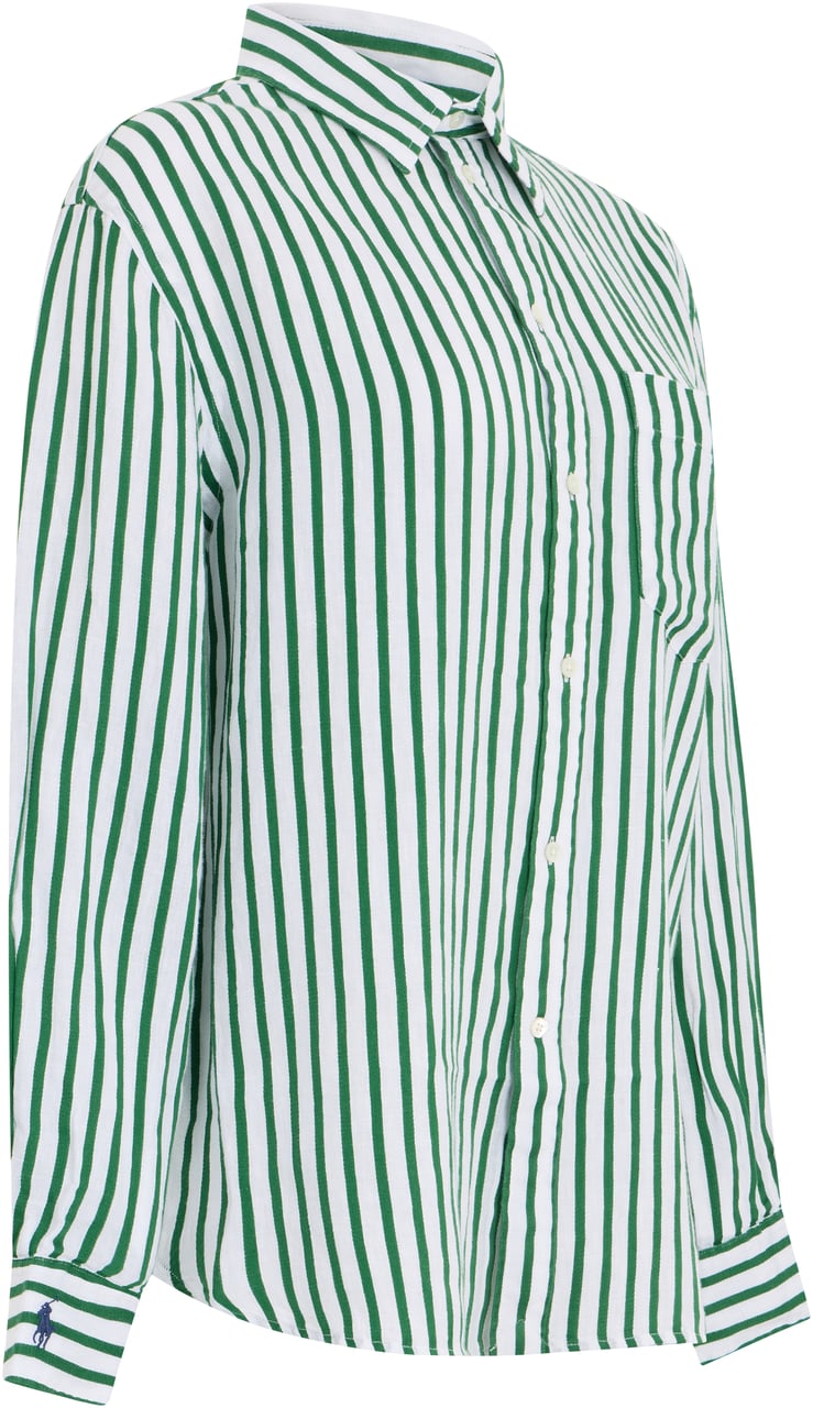 Ralph Lauren Striped Vertical Shirt Groen