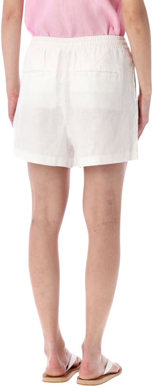 Ralph Lauren Linen Short Bianco Wit