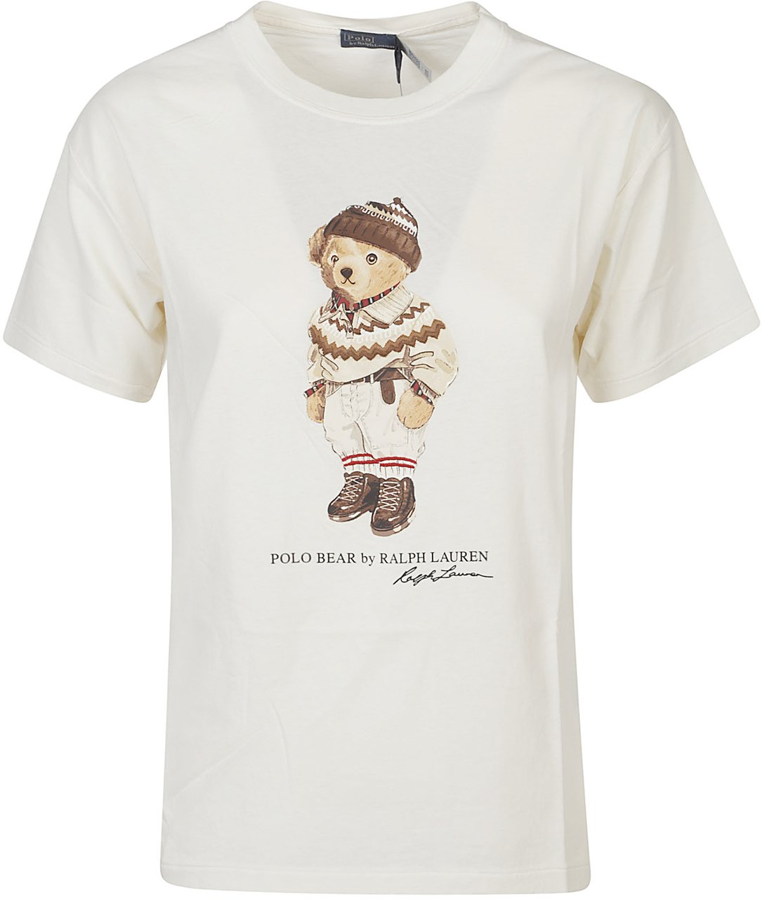 Ralph Lauren Bear T-shirt White Wit