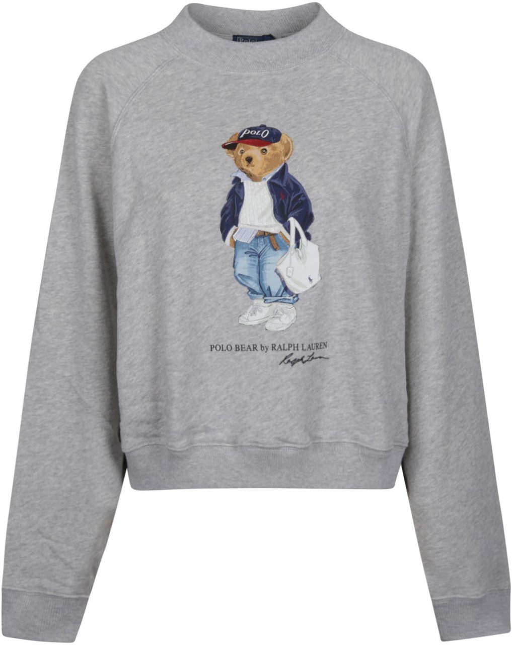 Ralph Lauren Bear Sweatshirt Grey Grijs