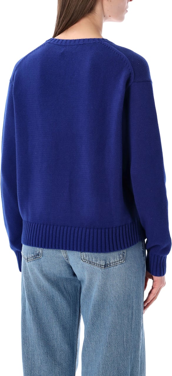 Ralph Lauren Knit Bear Sporting Royal Blue Blauw