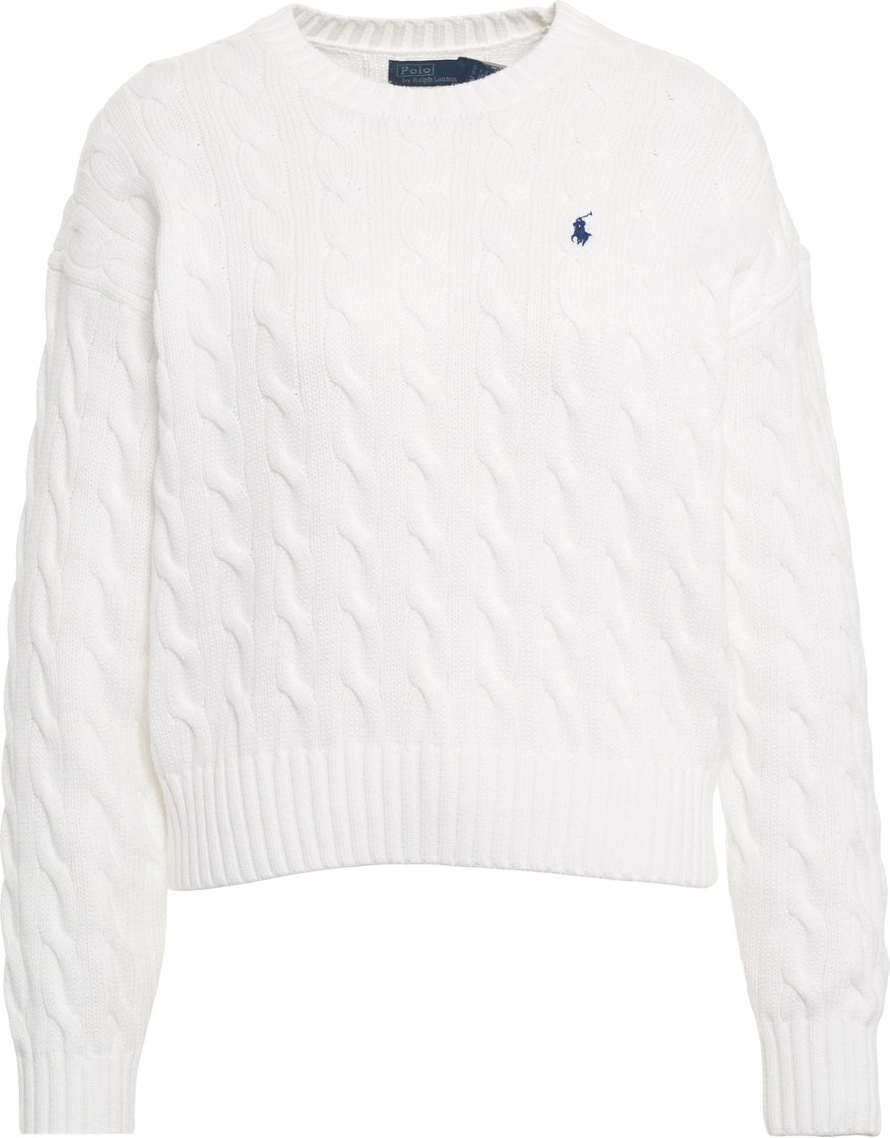 Ralph Lauren Cable knit sweater Wit