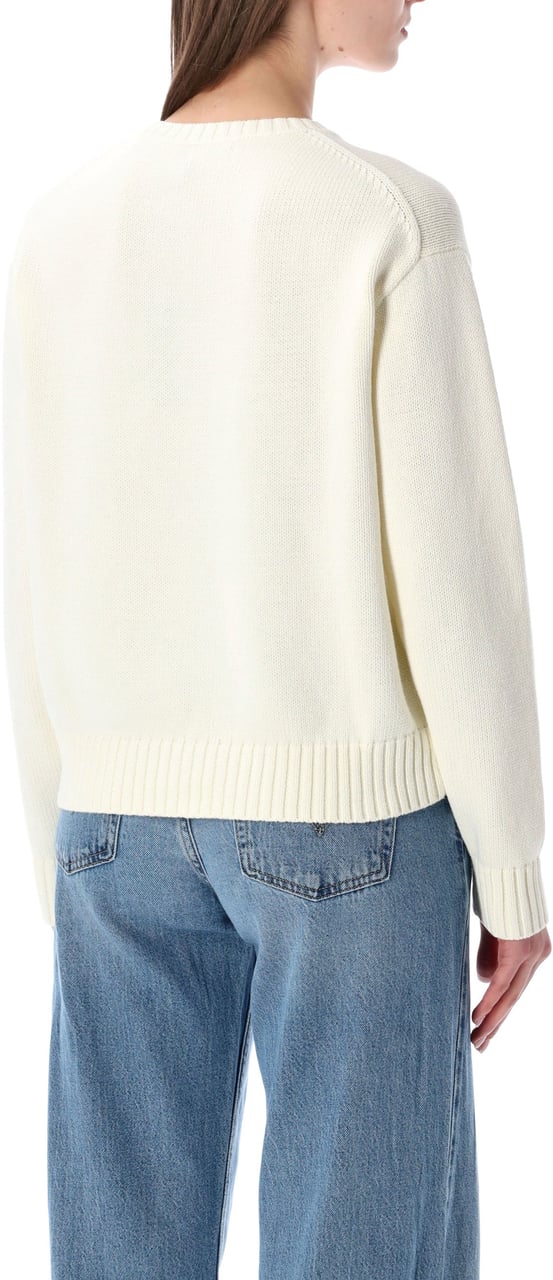 Ralph Lauren Polo Ralph Lauren white cotton Polo Bear jumper Beige