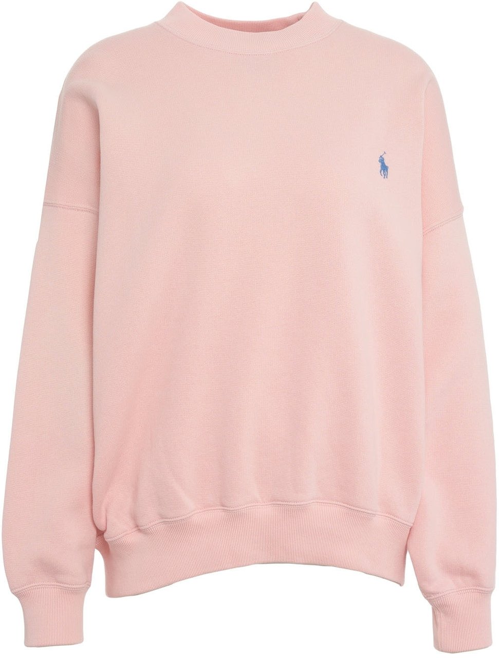 Ralph Lauren Sweatshirt with logo embroidery Roze