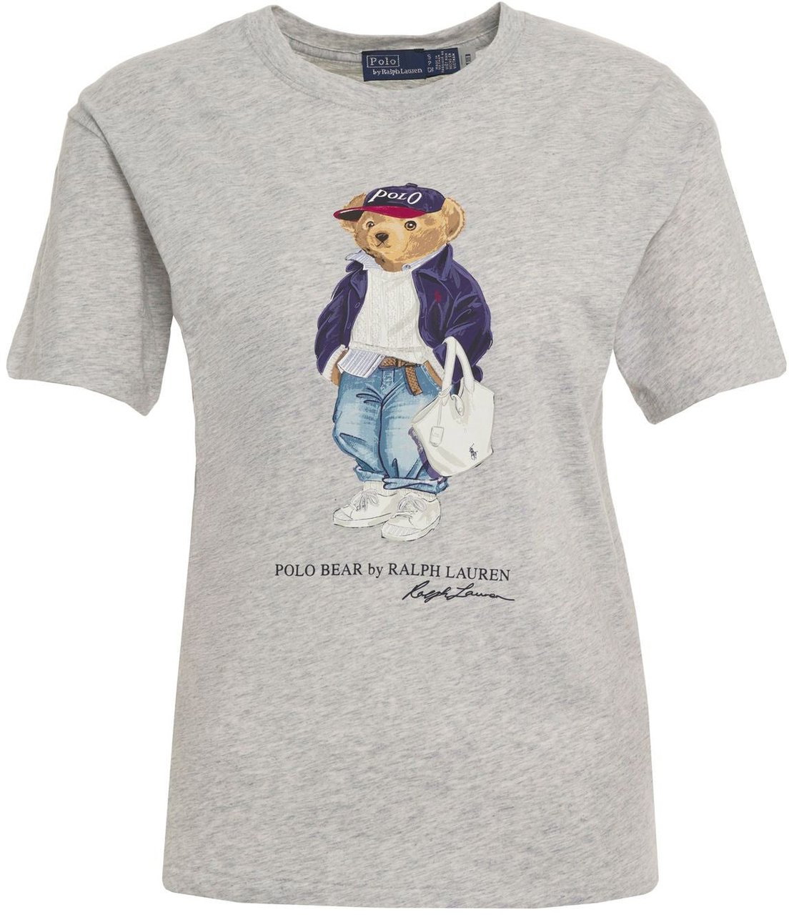 Ralph Lauren T-shirt with logo print Grijs