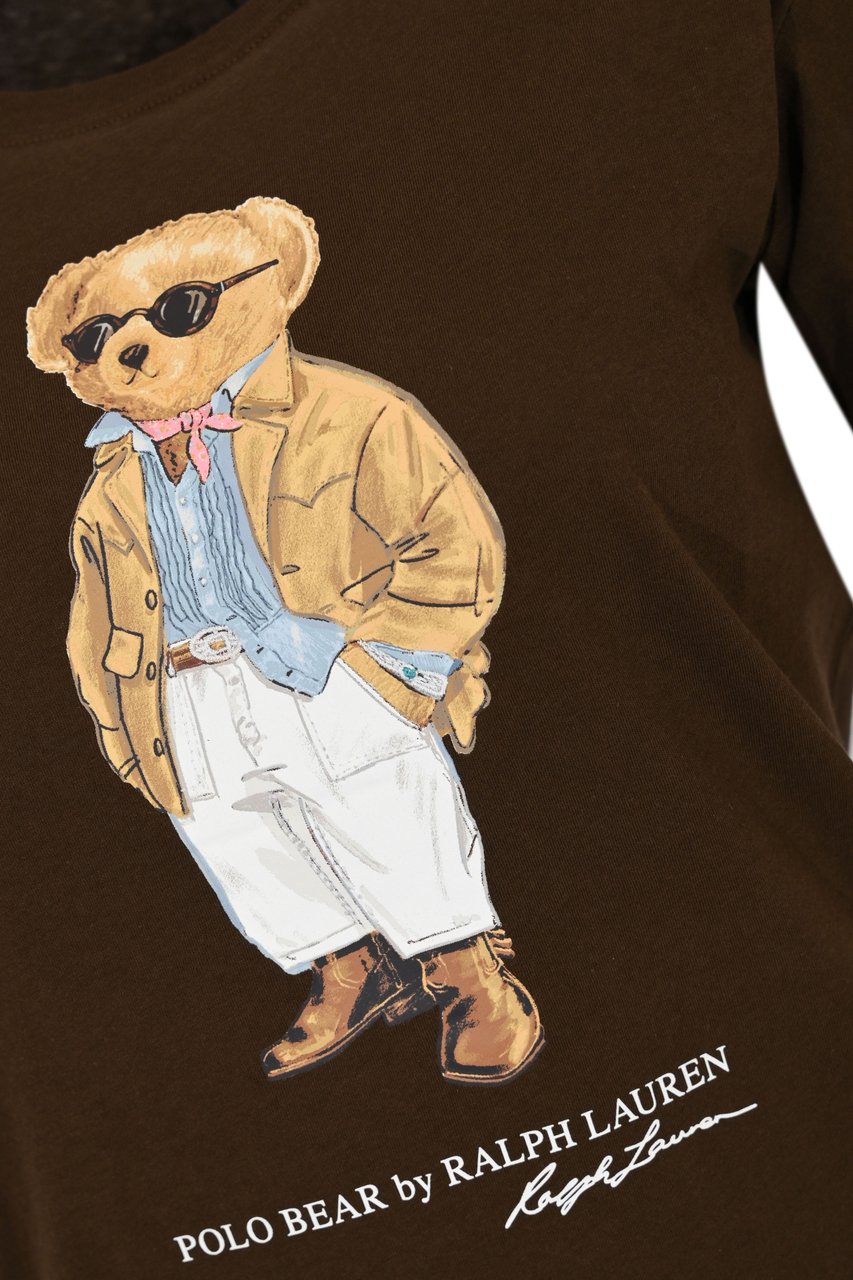 Ralph Lauren T-Shirts And Polos Dark Brown Bruin