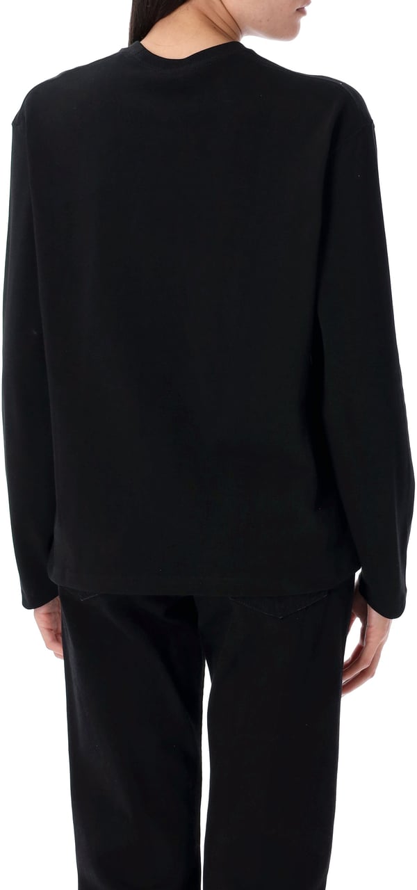 Ralph Lauren Classic Tshirt Ls Polo Black Zwart