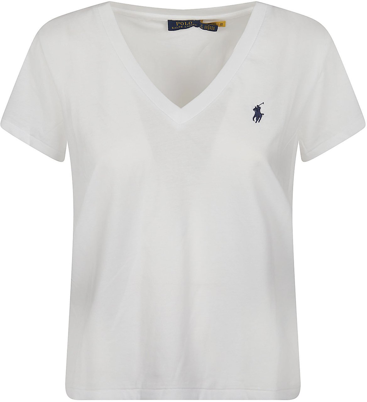Ralph Lauren V Neck T-shirt White Wit