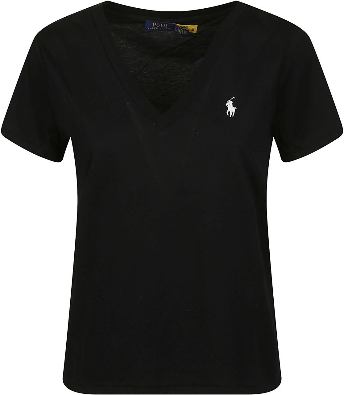 Ralph Lauren V Neck T-shirt Black Zwart