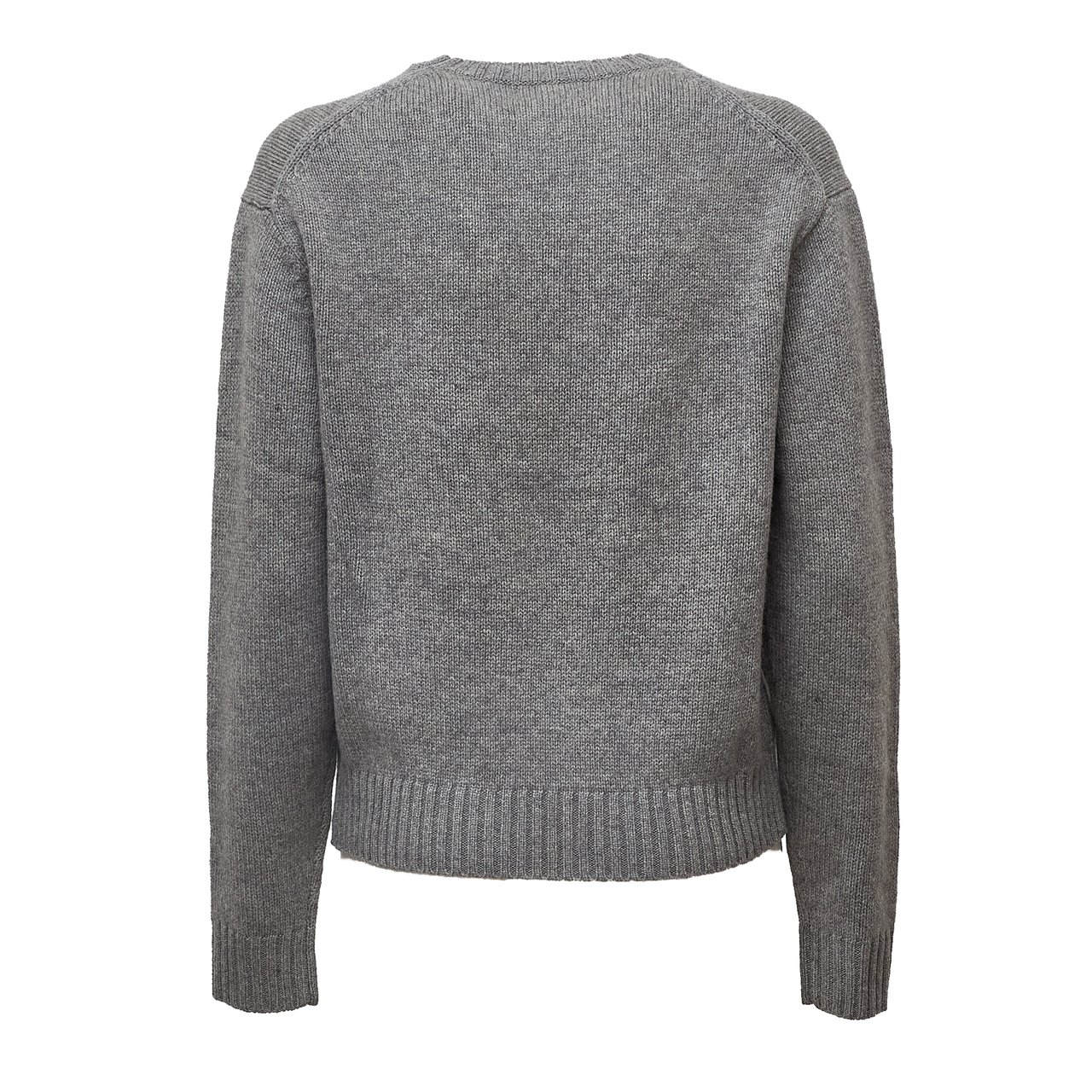 Ralph Lauren Wool Polo Bear Crewneck Sweater Grijs