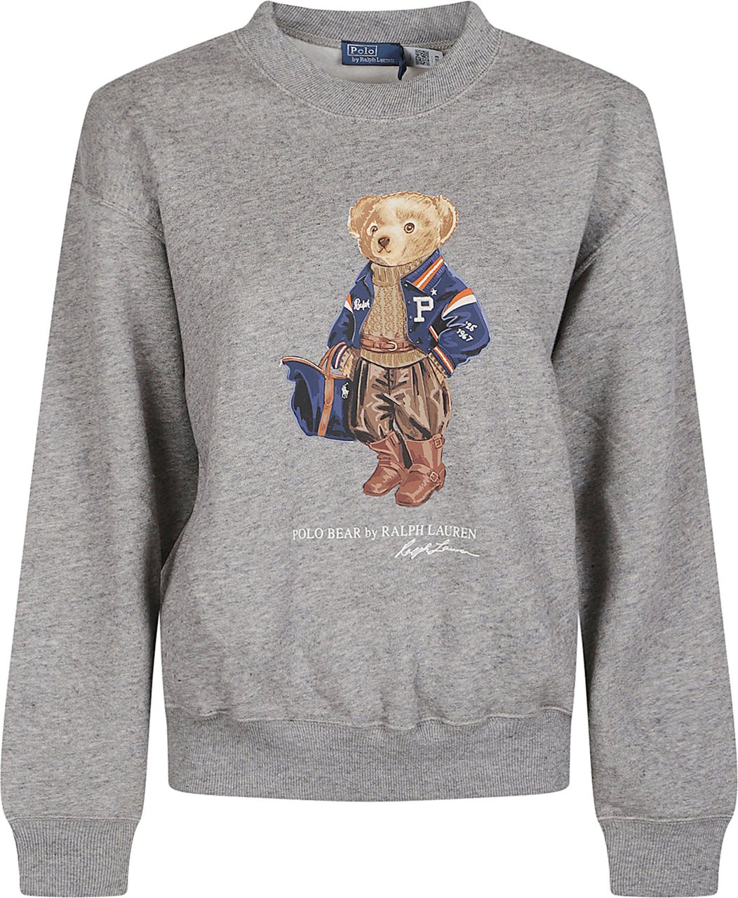 Ralph Lauren Bear Sweatshirt Grey Grijs