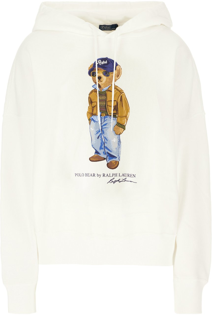 Ralph Lauren Polo Ralph Lauren Ivory cotton blend sweatshirt Neutraal