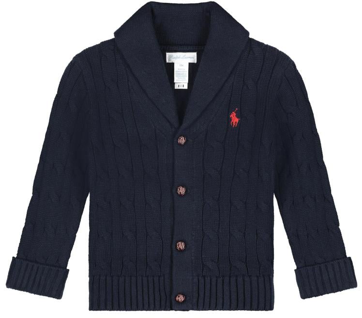 Ralph Lauren Sweater-cardigan Blauw