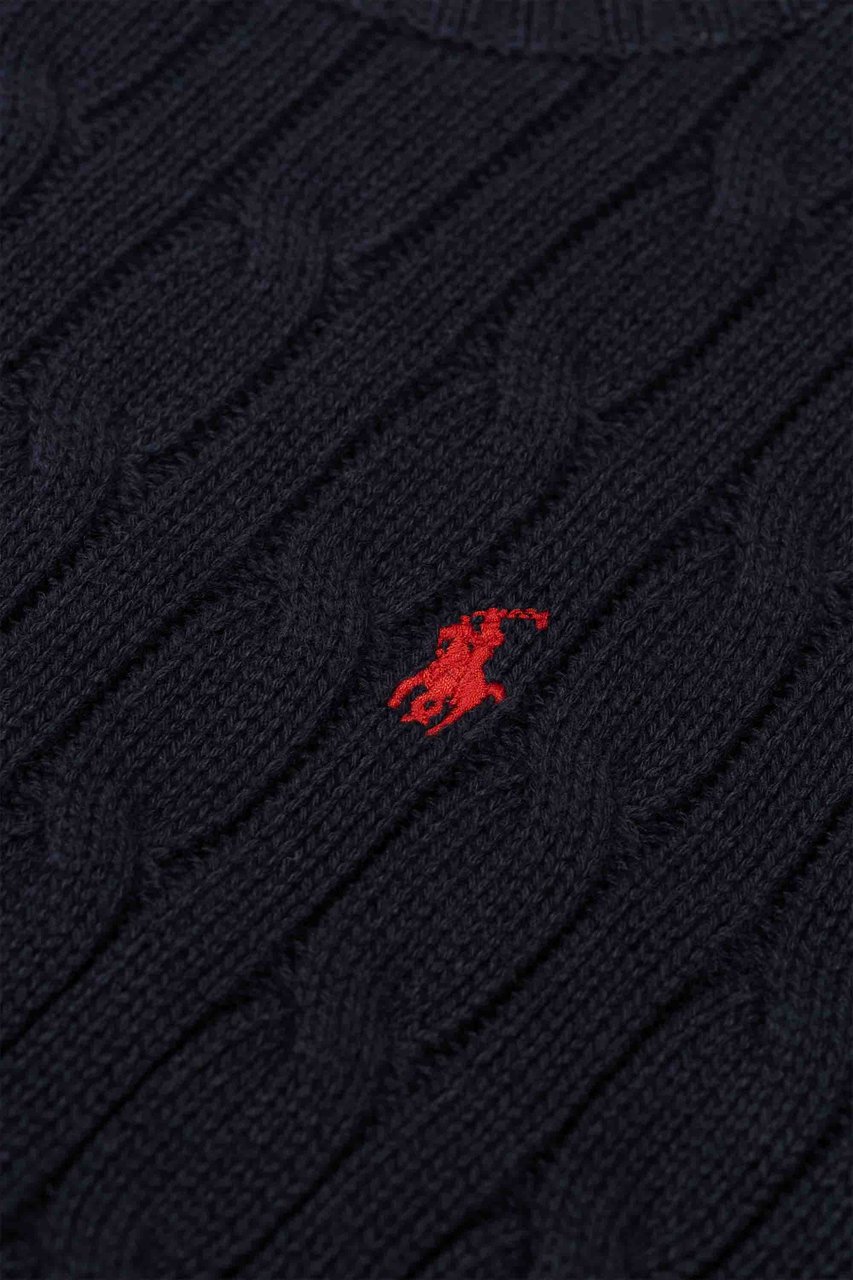 Ralph Lauren Ls Cable Cn-tops-sweater Blauw