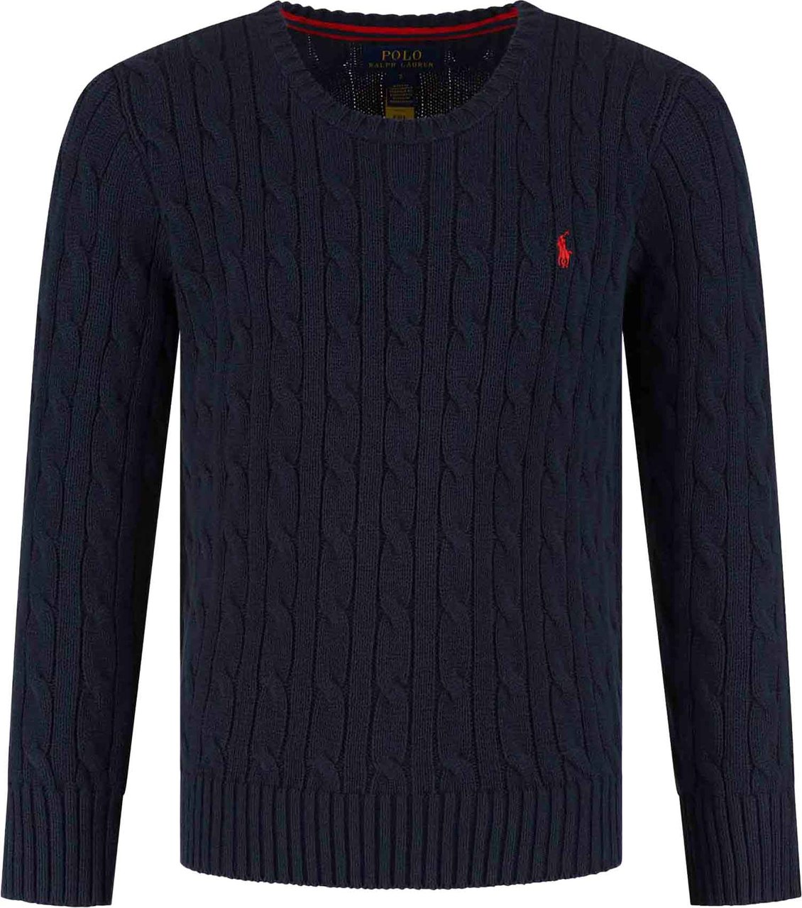 Ralph Lauren Ls Cable Cn-tops-sweater Blauw
