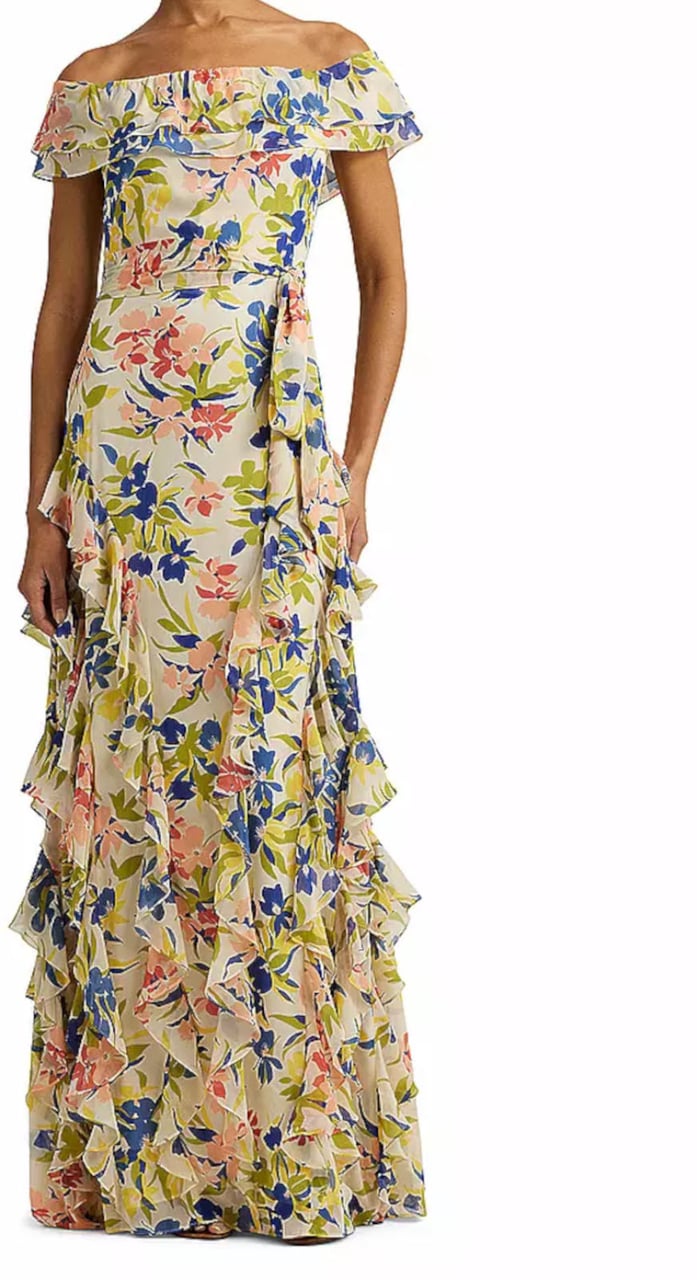 Ralph Lauren Dresses Creamblue Blauw