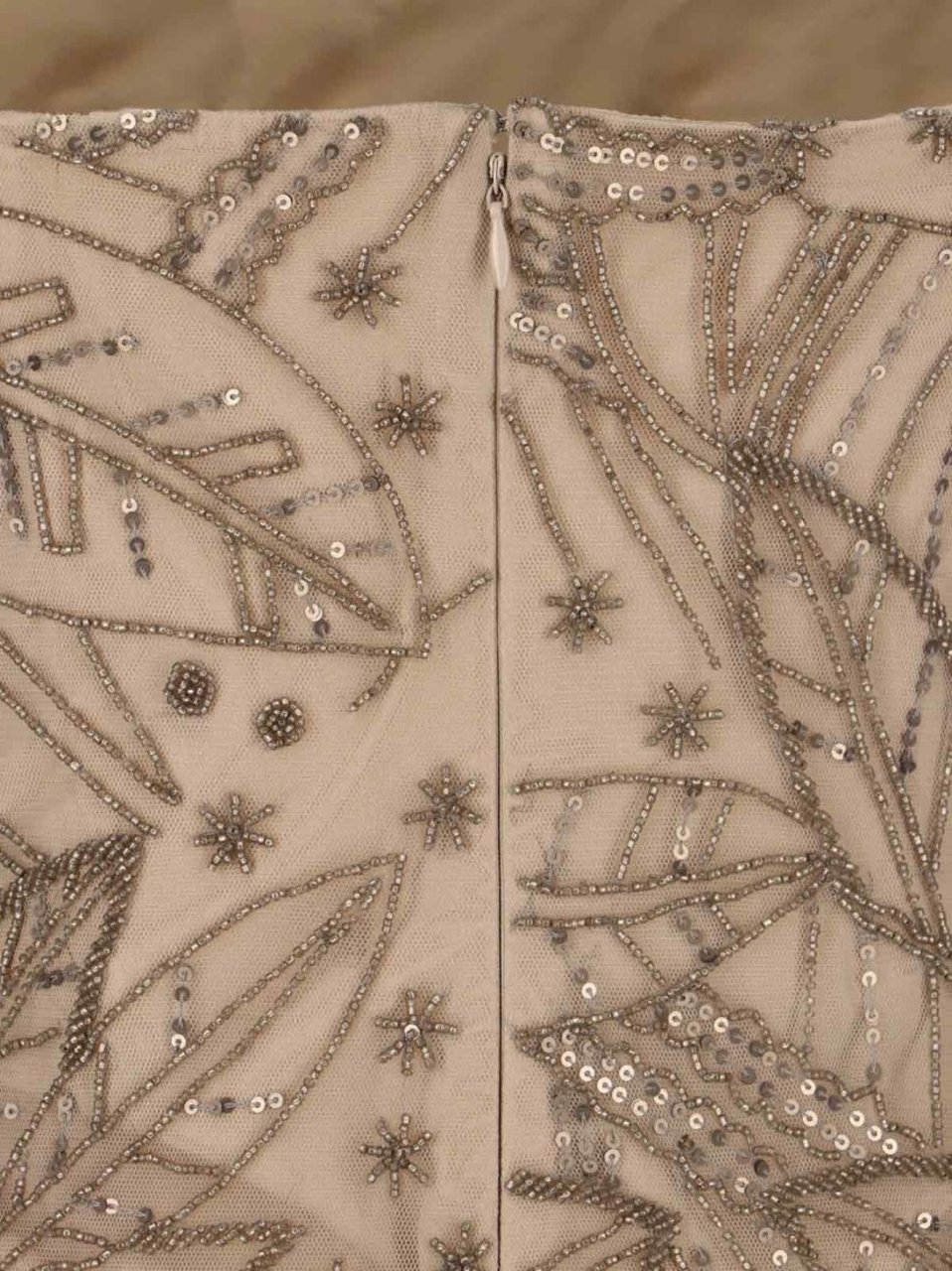 Ralph Lauren Beaded Net Dress – Brown Bruin