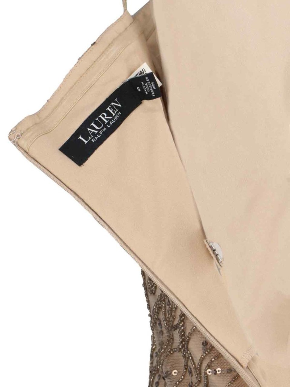 Ralph Lauren Beaded Net Dress – Brown Bruin